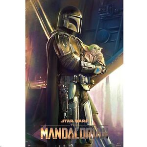 POSTER STAR WARS THE MANDALORIAN CLAN OF TWO 61 X 91 CM