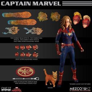 CAPITANA MARVEL FIG 16CM THE ONE:12 COLLECTIBLE                            