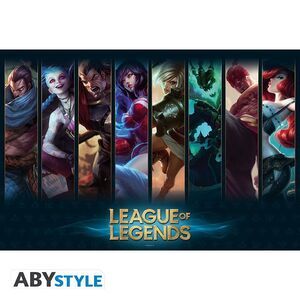 POSTER LEAGUE OF LEGENDS CHAMPIONS 91;5 X 61