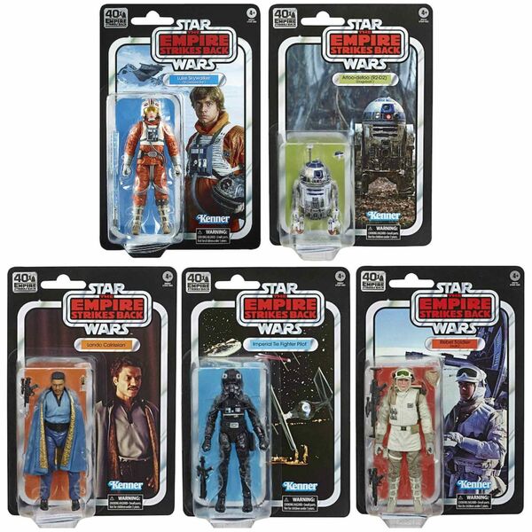 SURTIDO 40TH ANNIVERSARY E5 5 FIGURAS 15 CM STAR WARS BLACK SERIES E75495L01