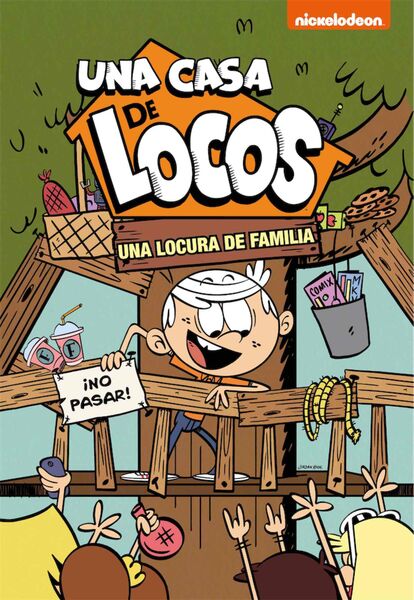UNA LOCURA DE FAMILIA(UNA CASA DE LOCOS 04. COMIC)