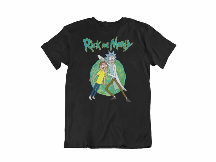 CAMISETA OPEN YOUR EYES RICK Y MORTY T-S