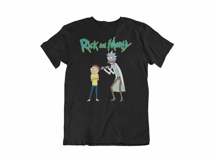 CAMISETA MORTY ARMS CROSSED RICK Y MORTY T-L