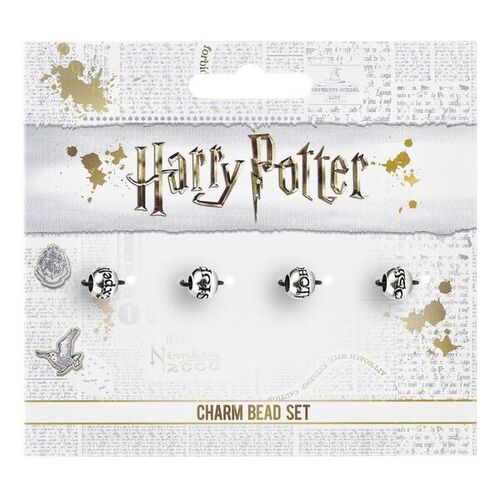 Harry Potter Pack de 4 Colgantes Hechizos (plateado)