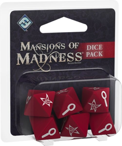 LAS MANSIONES DE LA LOCURA 2&ordf; EDICION. SET DE DADOS DE LAS MANSIONES DE LA LOCUR
