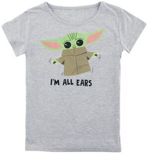 STAR WARS THE MANDALORIAN CAMISETA GRIS NIO 6 AOS I'M ALL EARS