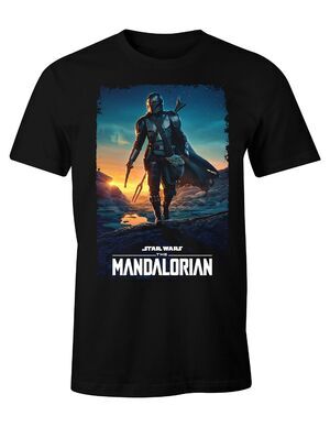 STAR WARS THE MANDALORIAN CAMISETA POSTER SEASON 2 S