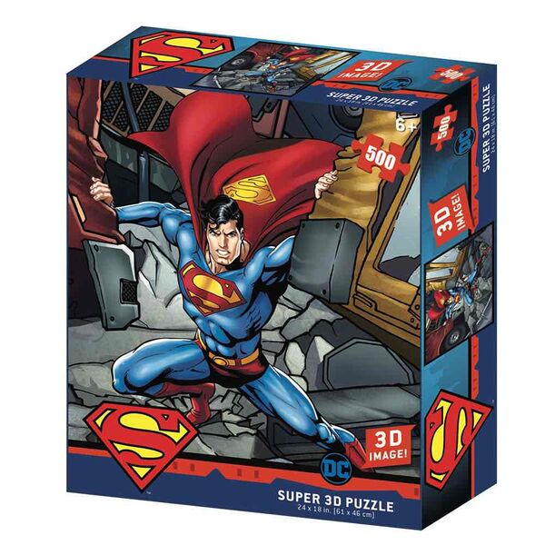 SUPERMAN PUZLE LENTICULAR 500 PIEZAS DC COMICS
