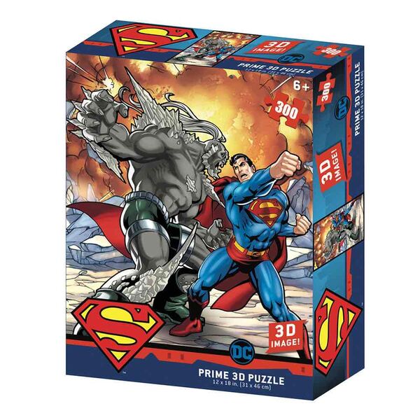 SUPERMAN VS DOOMSDAY PUZLE LENTICULAR 300 PIEZAS DC COMICS