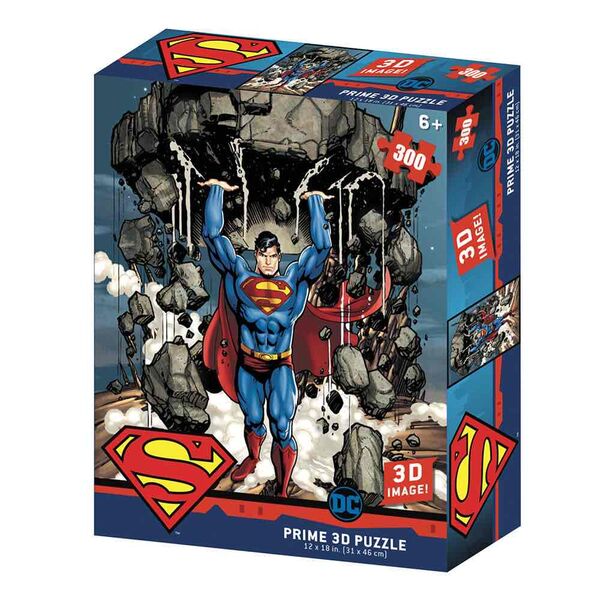 SUPERMAN MONTAÑA PUZLE LENTICULAR 300 PIEZAS DC COMICS