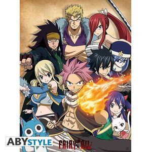 POSTER FAIRY TAIL GUILD 52 X 38 CM                                         