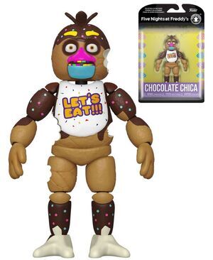 FIVE NIGHTS AT FREDDY'S FIGURA CHOCOLATE CHICA 13 CM