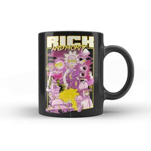 RICK Y MORTY TAZA CERAMICA POSTER RETRO