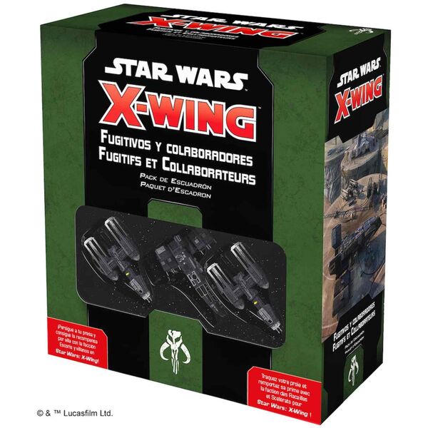 Portada de X-WING 2&ordf; EDICION. FUGITIVOS Y COLABORADORES