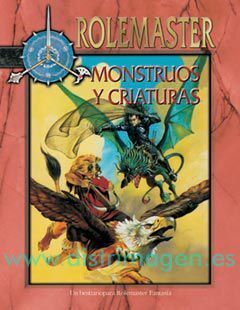 ROLEMASTER: MONSTRUOS Y CRIATURAS                                          