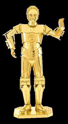 METAL EARTH STAR WARS - GOLD C-3PO                                         