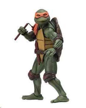 TORTUGAS NINJA FIGURA 18 CM MICHELANGELO SCALE ACTION MOVIE ACTION FIGURE 1990