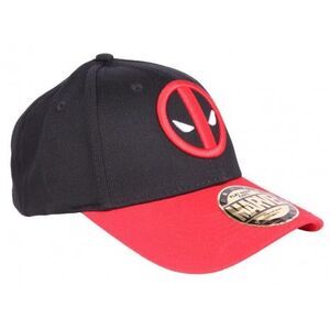 DEADPOOL GORRA LOGO VISERA ROJA