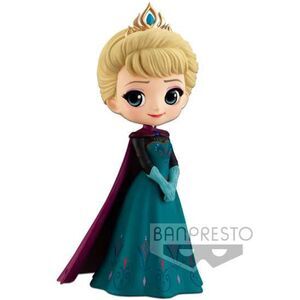 DISNEY MINI FIGURA Q POSKET 14CM ELSA CORONATION STYLE A NORMAL COLOR VER. 