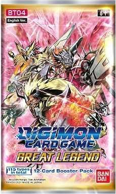 DIGIMON CARD GAME BOOSTER GREAT LEGEND                                     