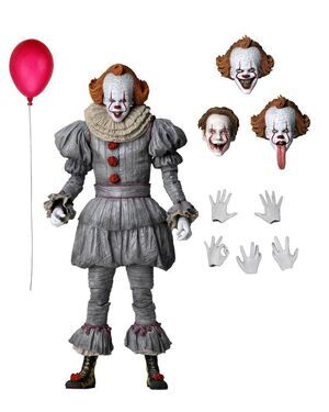 ULTIMATE PENNYWISE FIGURA 18 CM SCALE ACTION FIGURE IT CHAPTER 2 2019 MOVIE