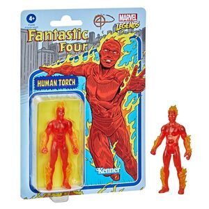 Portada de ANTORCHA HUMANA FIGURA 9.5 CM MARVEL LEGENDS RETRO F26555X0