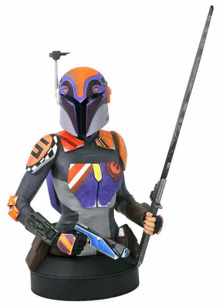 SABINE WREN MINI BUSTO RESINA 1/6 SCALE STAR WARS REBELS