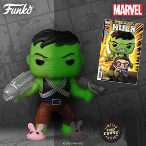 MARVEL HEROES POP! COMIC VINYL FIGURA 15CM PROFESOR HULK CHASE CON BRILLO EN LA OSCURIDAD