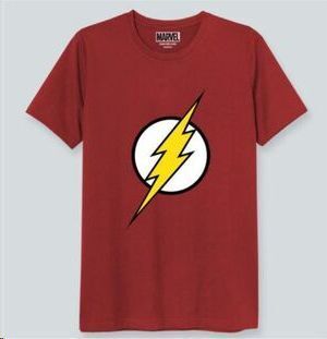 FLASH CAMISETA ROJA LOGO M