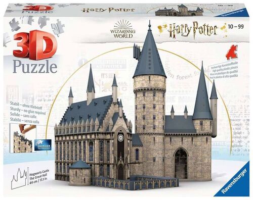 Harry Potter Puzzle 3D Castillo de Hogwarts: Gran Comedor (540 piezas)