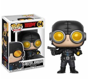 HELLBOY FIGURA 9 CM LOBSTER JOHNSON VINIL POP! FUNKO 04                    