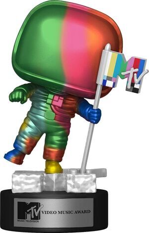 MTV FIGURA POP! AD ICONS VINYL MOON PERSON (RAINBOW) 9 CM