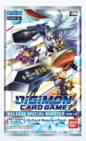 DIGIMON CARD GAME RELEASE SPECIAL BOOSTER VER 1.0                          