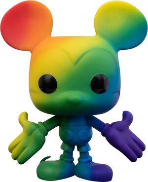 MICKEY MOUSE POP! PRIDE VINYL FIGURA MICKEY MOUSE (RNBW) 9 CM