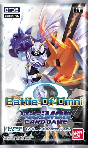 DIGIMON CARD GAME BOOSTER BT05 BATTLE OF OMNI