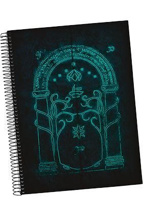 EL SE�OR DE LOS ANILLOS LIBRETA ESPIRAL PUERTA MORIA