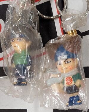 SALDO - NARUTO LLAVERO 3.5CM PERSONAJE 3D PVC (2 MODELOS)                         