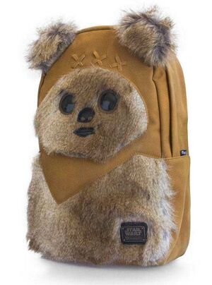 SALDO - STAR WARS MOCHILA EWOK LOUNGEFLY                                           