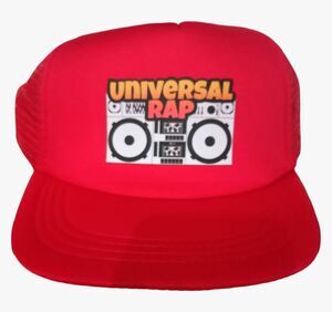 UNIVERSAL RAP GORRA ROJA