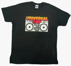 UNIVERSAL RAP CAMISETA NEGRA TALLA M