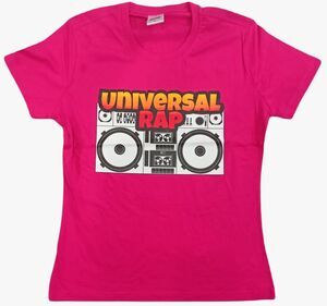 UNIVERSAL RAP CAMISETA ROSA TALLA XL