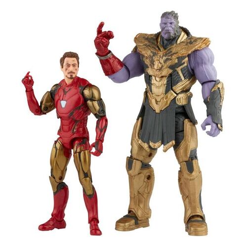 The Infinity Saga Marvel Legends Series Pack de 2 Figuras 2021 Iron Man & Thanos (Endgame) 15 cm
