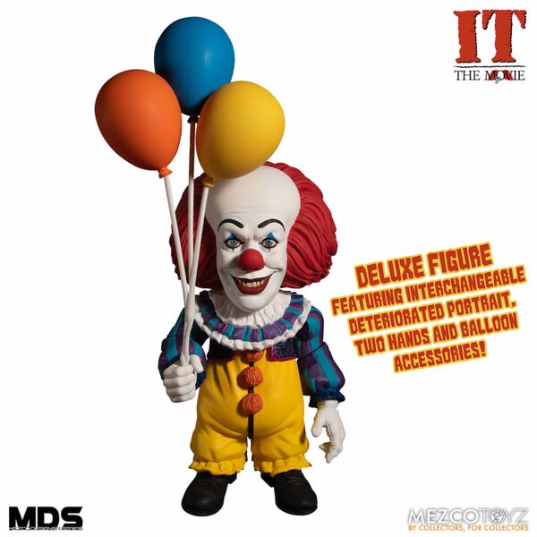 DELUXE PENNYWISE FIGURA 15 CM MDS IT (1990)