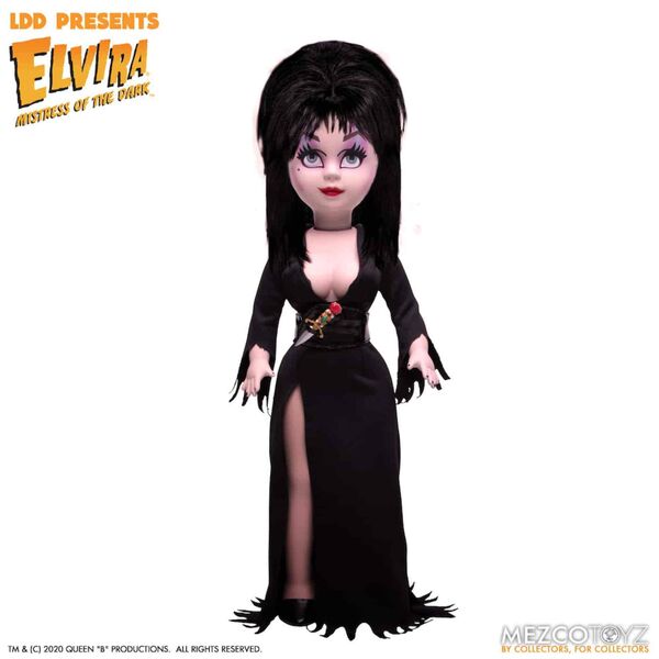 LDD ELVIRA MISTRESS OF THE DARK FIGURA 25 CM LIVING DEAD DOLLS ELVIRA