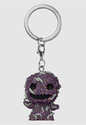 PESADILLA ANTES DE NAVIDAD LLAVERO POCKET POP! FIGURA 4CM OOGIE CON GUSANOS