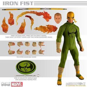 IRON FIST FIG 17CM MARVEL THE ONE:12 COLLECTIVE                            