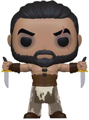 JUEGO DE TRONOS POP! TV VINYL FIGURA KHAL DROGO CON DAGAS 9 CM