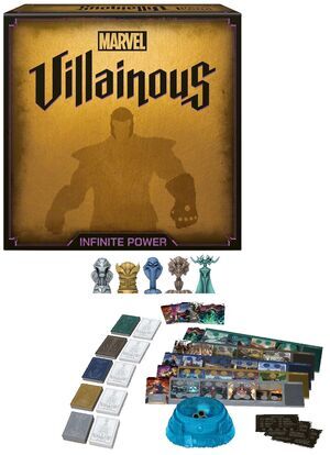 VILLAINOUS MARVEL JUEGO DE MESA - INFINITY POWER (CASTELLANO)