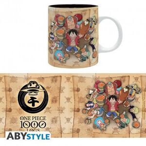 ONE PIECE TAZA 1000 LOGS CHEERS