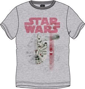 STAR WARS CAMISETA GRIS MILLENNIUM FALCON L